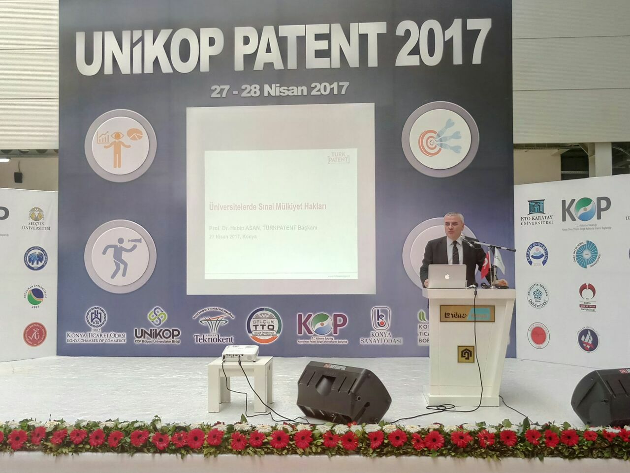 Konya Patent Unikop Patent 2017 Fuarında.